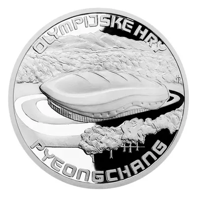 Stříbrná medaile Olympijské hry Jižní Korea 2018 proof