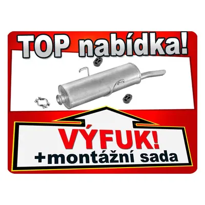 Výfuk Peugeot 306 1.9 D 1.1 1.4 1.6 1.8 Sedan Kombi 1994-2002 Uxb