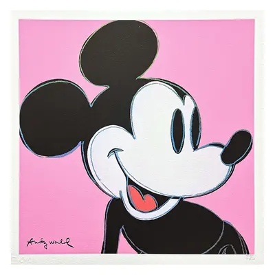 Andy Warhol - Mickey Mouse - Certifikace Signováno 360/500 Cmoa