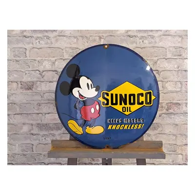 Sunoco Oil smaltovaná cedule Bonus