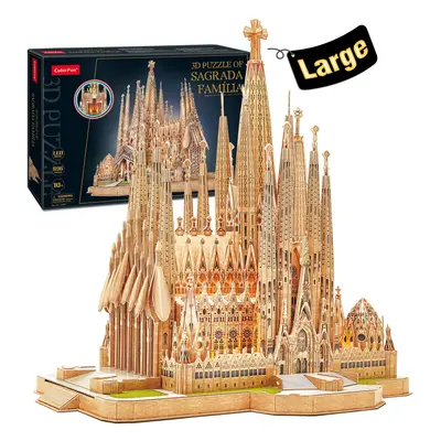 Sagrada Família - 3D model puzzle s Led podsvícením 696 ks