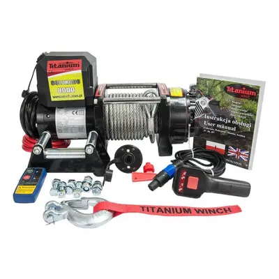 Excavátor Winch 8000LBS Car 12V 3.6T Akce