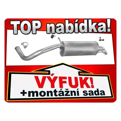 Výfuk Seat Cordoba 1.4 Tdi 1.9 Tdi Sdi 65 70 74 75 koncový tlumič Dww