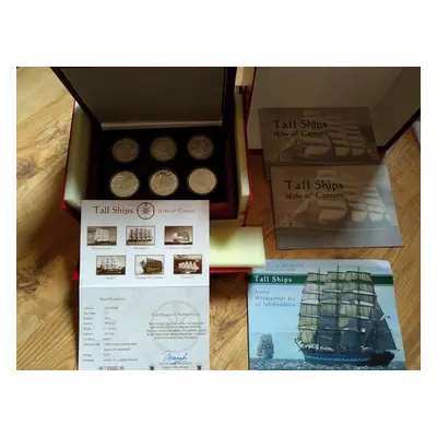 6 x 5 Dollars 2008 Cook Islands Tall Ships of the 20th Centur