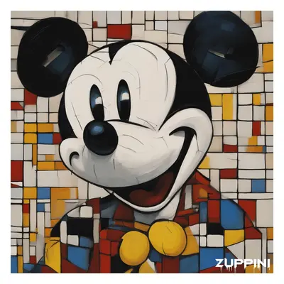 Foto obraz 90x90 cm mickey mouse