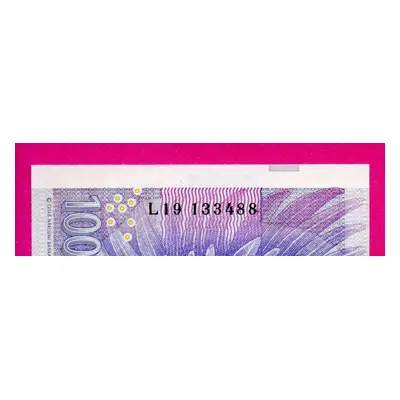 1000 Kč 2008 Unc s. L19 řada 133 s vrypem dodatek spec. katalogu Ena