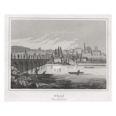 Praha Hradčany Kl. Universum oceloryt (1840)