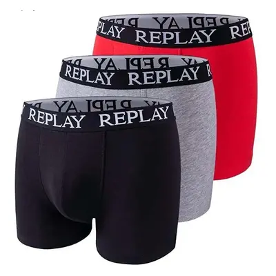 Replay boxerky 3 Pack Cotton Stretch vel. Xl Trunks Mens