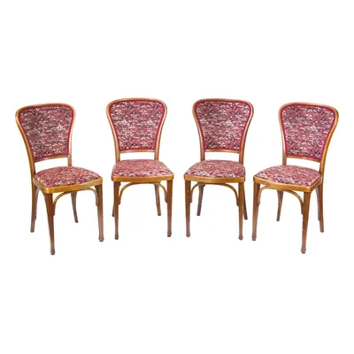 4x židle Thonet Nr.717 1920ca - Gustav Siegel