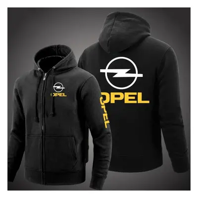 Opel logo - pánská mikina s kapucí