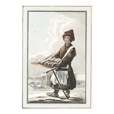 Prtodavač piroh Rusko kolor. litografie (1850)