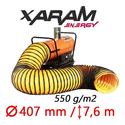 Nehořlavý flexibilní kabel Xaram Energy a Tiger King délka -76m 407