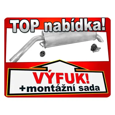 Výfuk Fiat Stilo 1.6 16V 103HP 2001-2006 Cda