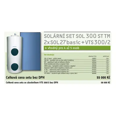 Solární set Sol 300 St Tm