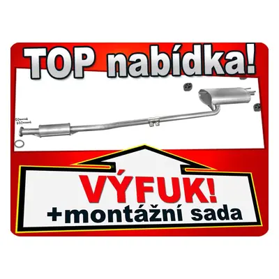 Výfuk Toyota Carina E 1.6 1.8 1992-1995 R09