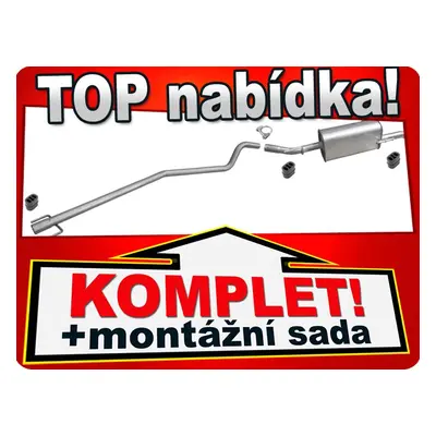 Výfuk Opel Astra G 1.7 Cdti Kombi 2003-2005 s prostřední trubka P68