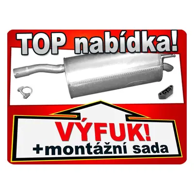 Výfuk Fiat Doblo (119) 1.4 75/77 Hp 10.2005-2009 Cde