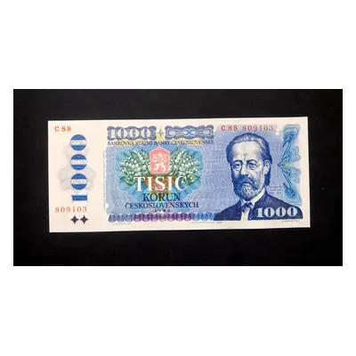 1000 korun 1985 serie C 88 Top stav Unc