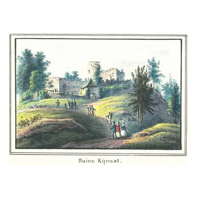 Kynast Chojnik kolor. litografie (1830)