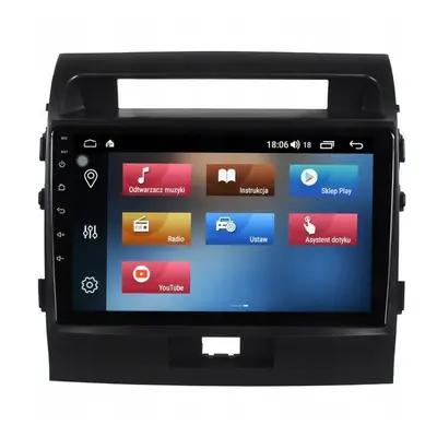 Autorádio s navigací pro Toyota Land Cruiser 2007-2014 Android