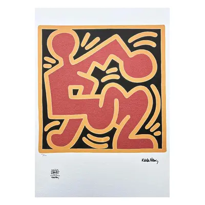 Keith Haring - Certifikace Signováno 65/150 K. Haring Foundation