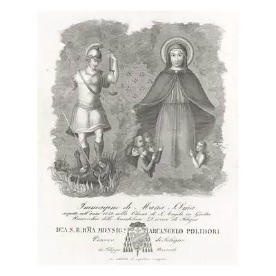 Madonna del Riparo - umbris mědiryt 1842