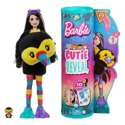 Mattel Barbie Cutie Reveal Panenka Džungle Tukan HKR00