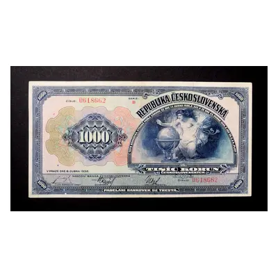 1000 korun 1932 Neperforovana