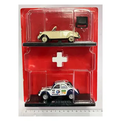 Citroën 2CV Le cabrio 4 Saisons 2 Mb de Raid - Hachette 1/43 (M48-x