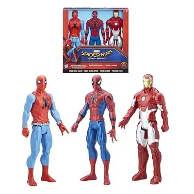 Sada 3 Figurek 30 cm Spiderman Homecoming a Iron Man Marvel - (134354)