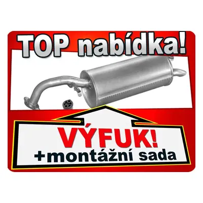 Výfuk Toyota Yaris 1.0 1.3 87HP 1999-10.2005 Cch