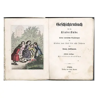 Hoffmann Geschichtenbuch für Kinderstube 1879