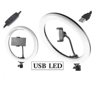 Petricard | Usb Led prstencové světlo se stmívačem kruhová lampa 12W