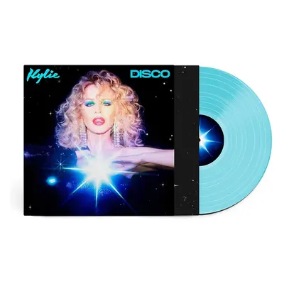 Kylie Minogue Disco Anglický limitovaný transparentní Tyrkysový vinyl