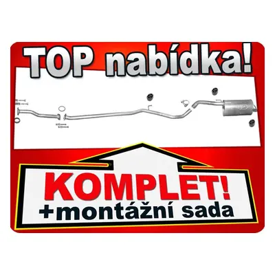 Výfuk Nissan Note I 1.5 Dci 2006-2009 přední trubka P62