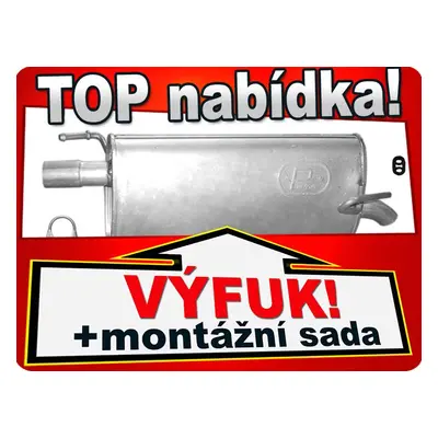 Výfuk Opel Meriva A 1.6 8V 16V 2003-2010 Aar