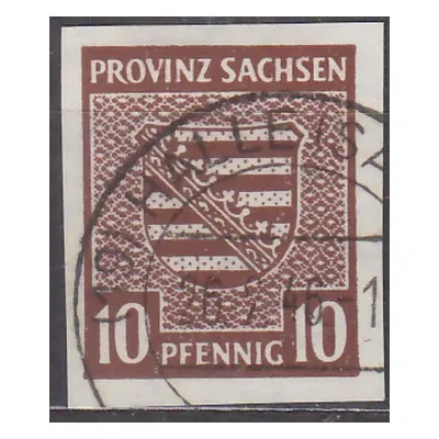 Provinz Sachsen 1945 Sbz - Sovětská Zóna Mi. 72 - ražená - Luxusní