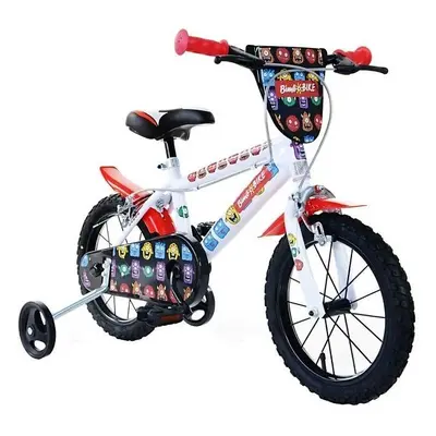 Chlapecké kolo Bottari Bimbobike Příšerky 77325 bílo-červené Mtb 14&apos;&apos;