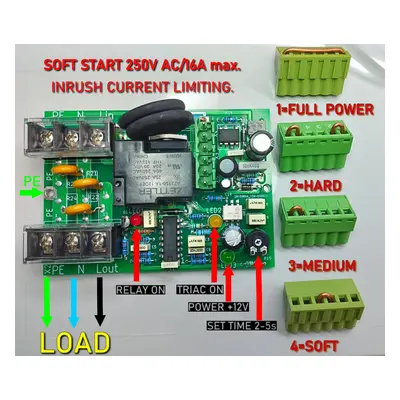 Soft start 230V/16A.