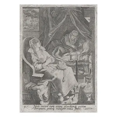 Noc Saenredam- Goltzius mědiryt 1595