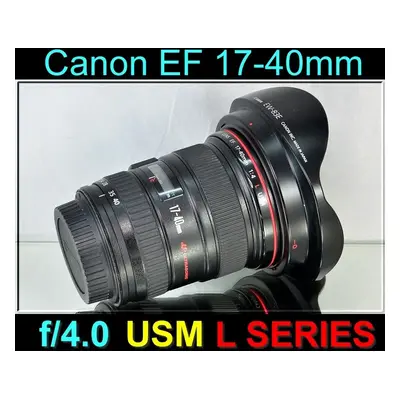 CanonEF17-40mmf/4 L Usm širokoúhlý zoom Objektivřady Ltop