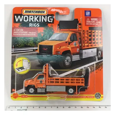 Gmc 3500 Attenuator Truck - Matchbox Working Rigs 15/16 (E2-x)