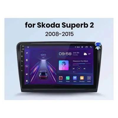 Android 12 autorádio s navi pro Škoda Superb 2 (2008-2015) 2/32 gb