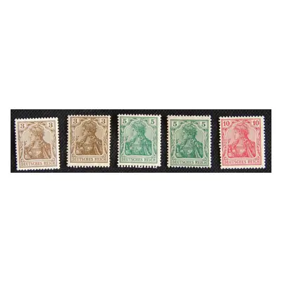 Německá Říše 1902 set Deutsches Reich