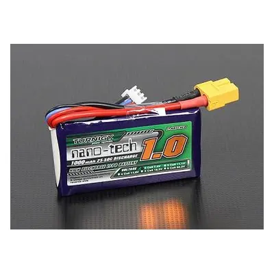 Li-po Baterie 1000mah 2S 2550C Lipo Pack