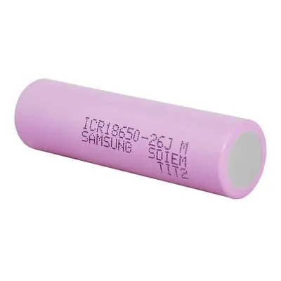 Článek 18650 li-ion baterie Samsung 37V 2600mAh ICR18650-26JM