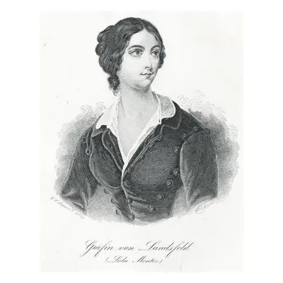 Lola Montez Medau litografie 1848