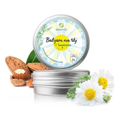 Ochranný balzám na rty s heřmánkem (Sweet kiss) Bio Semante - 30 ml