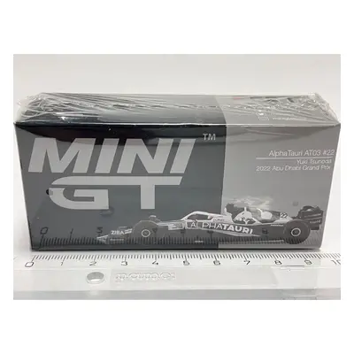 F1 Alphatauri AT03 22 Yuki Tsunoda Abu Dhabi 1/64 Minigt 521 (E18-x)