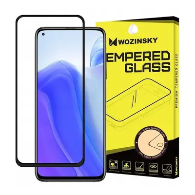 Ochranné sklo 5D na celý displej černý rámeček Xiaomi Redmi Note 9 5G